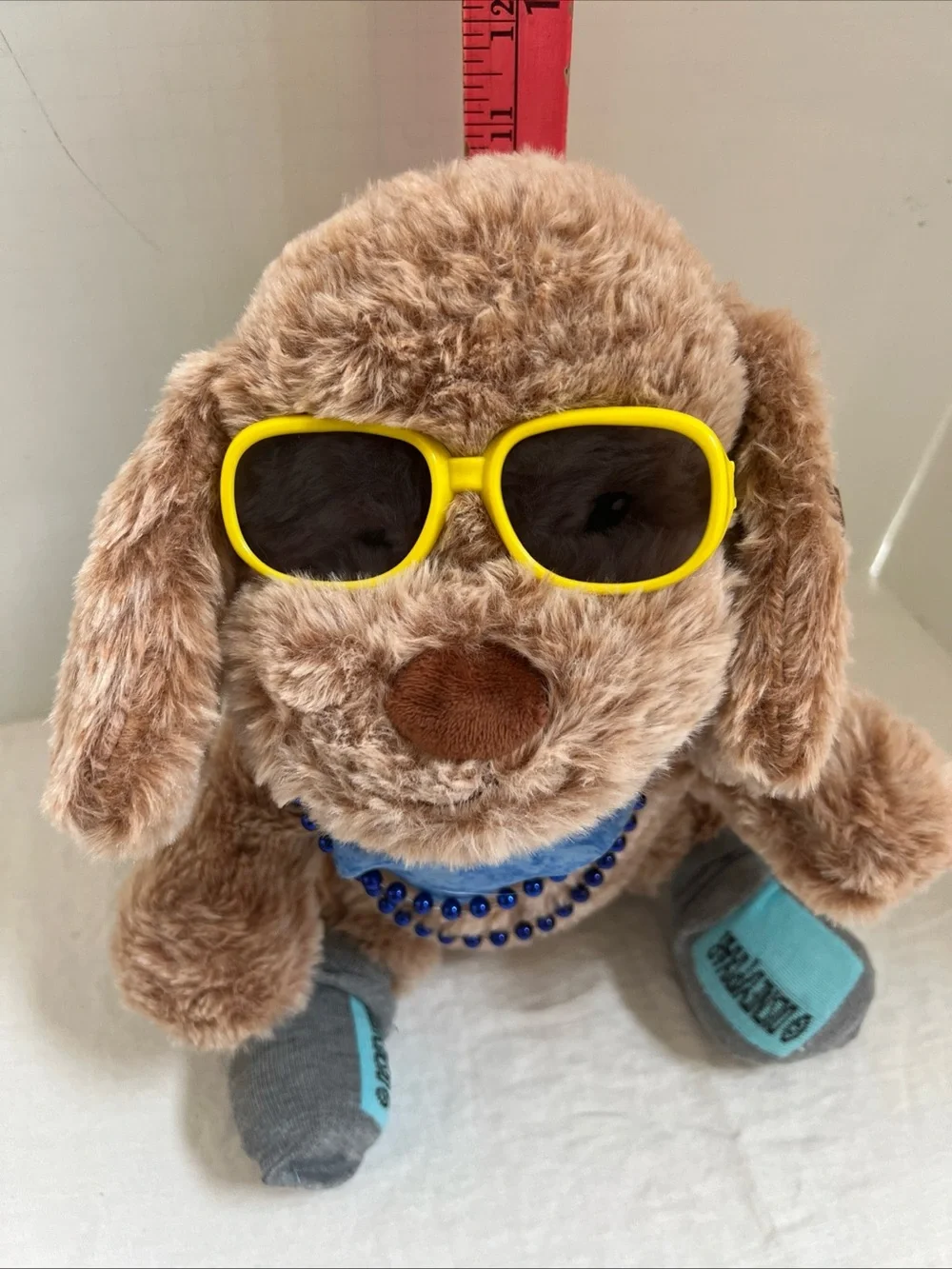 PetSmart Chance Puppy Dog Plush Stuffed Animal NEW WITH TAGS Sunglasses Scarf